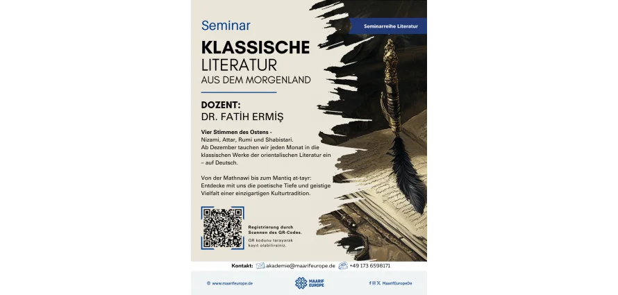 Seminar: Klassiche Literatur aus dem Morgenland 📚