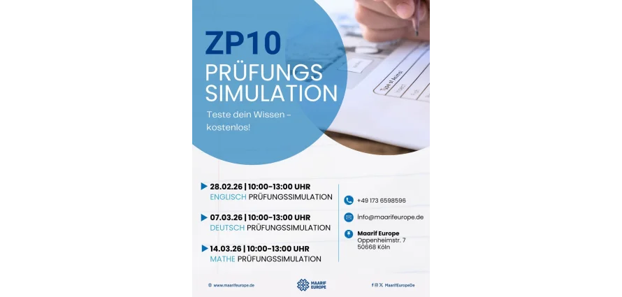 Teste dein Wissen unter echten Prüfungsbedingungen!