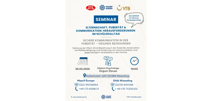 Seminar | Elternschaft, Pubertät & Kommunikation: Herausforderungen im Schüleralltag 💬
