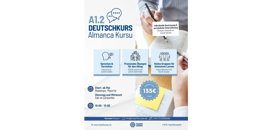 Deutschkurs A1.2 💬