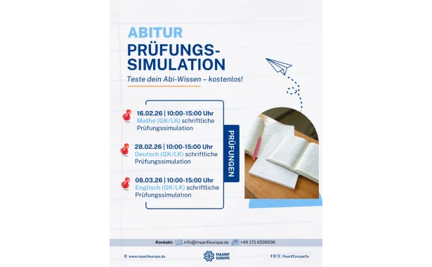 ABITUR 🎓Teste dein Wissen unter echten Prüfungsbedingungen!