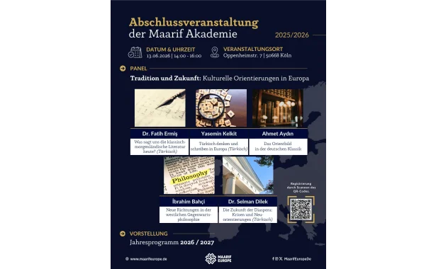 Abschlussveranstaltung der Maarif Akademie - 2025/2026 💬