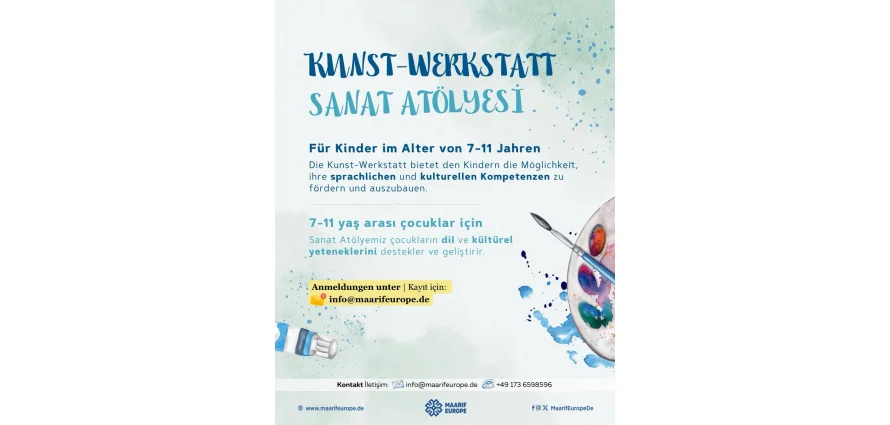 Kunst-Werkstatt für Kinder ✨