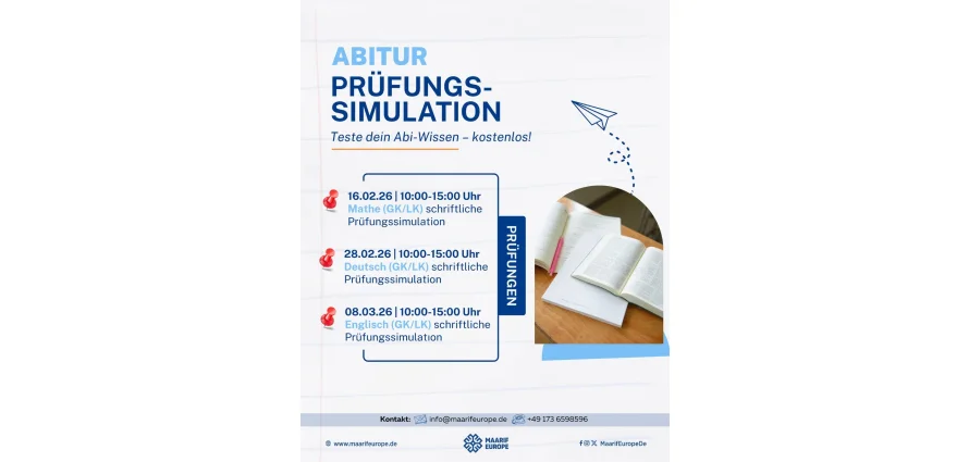 ABITUR 🎓Teste dein Wissen unter echten Prüfungsbedingungen!