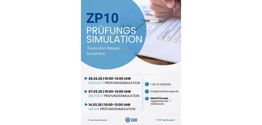 Teste dein Wissen unter echten Prüfungsbedingungen!