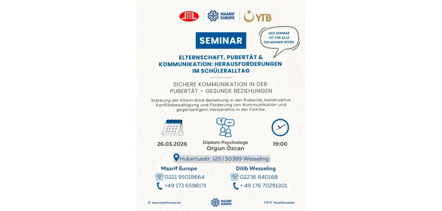 Seminar | Elternschaft, Pubertät & Kommunikation: Herausforderungen im Schüleralltag 💬