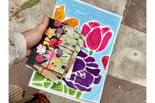 Gouache-Workshop: Eine kreative Reise mit der Tulpe 🌷